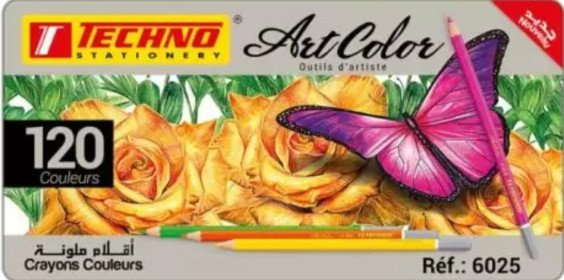 أقلام ملونة 120 لون 